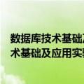 数据库技术基础及应用实验指导与习题解答（关于数据库技术基础及应用实验指导与习题解答简介）