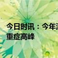 今日时讯：今年流感强度是否高于往年 流感疫情是否出现了重症高峰