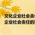 文化企业社会责任的影响机制：理论与实证研究（关于文化企业社会责任的影响机制：理论与实证研究简介）