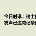 今日时讯：瑞士信贷AT1债券突遭疯抢 瑞士金融监管机构再发声已达减记条件指示瑞信完全减记AT1债券