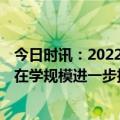 今日时讯：2022年我国共有专任教师1880余万人 高等教育在学规模进一步扩大