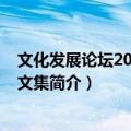 文化发展论坛2006年度文集（关于文化发展论坛2006年度文集简介）