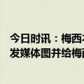 今日时讯：梅西本场6次任意球射门2中柱进1球 迪马利亚转发媒体图并给梅西头顶加上王冠配文上帝