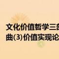 文化价值哲学三部曲(3)价值实现论（关于文化价值哲学三部曲(3)价值实现论简介）