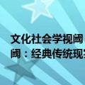 文化社会学视阈：经典传统现实的审视（关于文化社会学视阈：经典传统现实的审视简介）