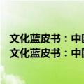 文化蓝皮书：中国文化产业供需协调检测报告(2020)（关于文化蓝皮书：中国文化产业供需协调检测报告(2020)简介）