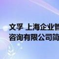 文孚 上海企业管理咨询有限公司（关于文孚 上海企业管理咨询有限公司简介）