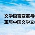 文学语言变革与中国文学文体的现代转型（关于文学语言变革与中国文学文体的现代转型简介）