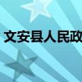 文安县人民政府（关于文安县人民政府简介）