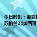 今日时讯：麦克托米奈谈击败西班牙队 麦克托米奈连场双响苏格兰2比0西班牙