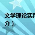 文学理论实用教程（关于文学理论实用教程简介）