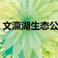 文瀛湖生态公园（关于文瀛湖生态公园简介）