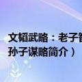 文韬武略：老子智慧、孙子谋略（关于文韬武略：老子智慧、孙子谋略简介）