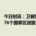 今日时讯：卫健委回应规范公立医院多院区发展 全国已设置76个国家区域医疗中心