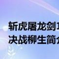 斩虎屠龙剑1：决战柳生（关于斩虎屠龙剑1：决战柳生简介）