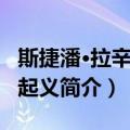 斯捷潘·拉辛农民起义（关于斯捷潘·拉辛农民起义简介）