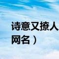 诗意又撩人的游戏名字7个字（有意义的7字网名）