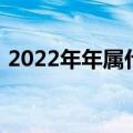 2022年年属什么生肖年（2022年是什么年）