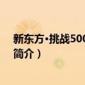 新东方·挑战500强面试官（关于新东方·挑战500强面试官简介）