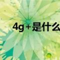 4g+是什么（网络显示4g+是什么意思）