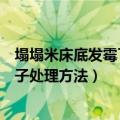 塌塌米床底发霉了有虫子怎么处理（塌塌米床底发霉了有虫子处理方法）