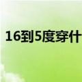 16到5度穿什么衣服（冬天穿什么衣服盘点）