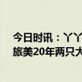 今日时讯：丫丫回国飞行16小时状态全程监测 丫丫与乐乐旅美20年两只大熊猫在美经历了什么