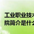 工业职业技术学院简介（昆明工业职业技术学院简介是什么）