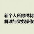 新个人所得税制解读与实务操作指南（关于新个人所得税制解读与实务操作指南简介）