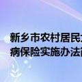 新乡市农村居民大病保险实施办法（关于新乡市农村居民大病保险实施办法简介）