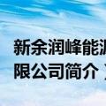 新余润峰能源有限公司（关于新余润峰能源有限公司简介）