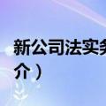 新公司法实务精答（关于新公司法实务精答简介）