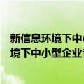 新信息环境下中小型企业专利组合战略研究（关于新信息环境下中小型企业专利组合战略研究简介）