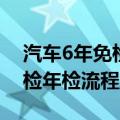 汽车6年免检年检需要什么资料（汽车6年免检年检流程）