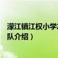 濛江镇江权小学志愿服务队（关于濛江镇江权小学志愿服务队介绍）