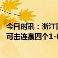 今日时讯：浙江队拿下新赛季中超首个积分 沪媒赞申花吴懈可击连赢四个1-0打卡中超榜首