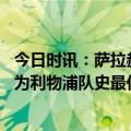 今日时讯：萨拉赫破门利物浦豪取六连胜 卡拉格萨拉赫会成为利物浦队史最佳十一人他配得上这样的荣誉