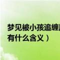 梦见被小孩追缠甩不掉是什么意思（梦见被小孩追缠甩不掉有什么含义）