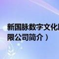 新国脉数字文化股份有限公司（关于新国脉数字文化股份有限公司简介）