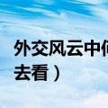 外交风云中何子枫原形是谁（喜欢的朋友可以去看）