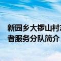 新园乡大锣山村志愿者服务分队（关于新园乡大锣山村志愿者服务分队简介）