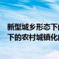 新型城乡形态下的农村城镇化问题研究（关于新型城乡形态下的农村城镇化问题研究简介）