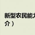 新型农民能力培养（关于新型农民能力培养简介）