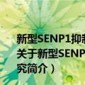 新型SENP1抑制剂的设计、合成及抗前列腺癌活性的研究（关于新型SENP1抑制剂的设计、合成及抗前列腺癌活性的研究简介）