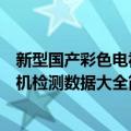 新型国产彩色电视机检测数据大全（关于新型国产彩色电视机检测数据大全简介）