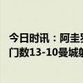 今日时讯：阿圭罗不明白为何不上阿尔瓦雷 全场数据皇马射门数13-10曼城射正3-6