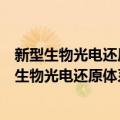 新型生物光电还原体系的构建及其降解机理研究（关于新型生物光电还原体系的构建及其降解机理研究简介）