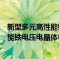 新型多元高性能铁电压电晶体材料研究（关于新型多元高性能铁电压电晶体材料研究简介）