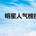 明星人气榜投票入口怎么投票（步骤如下）