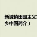 新城镇田园主义重构城乡中国（关于新城镇田园主义重构城乡中国简介）